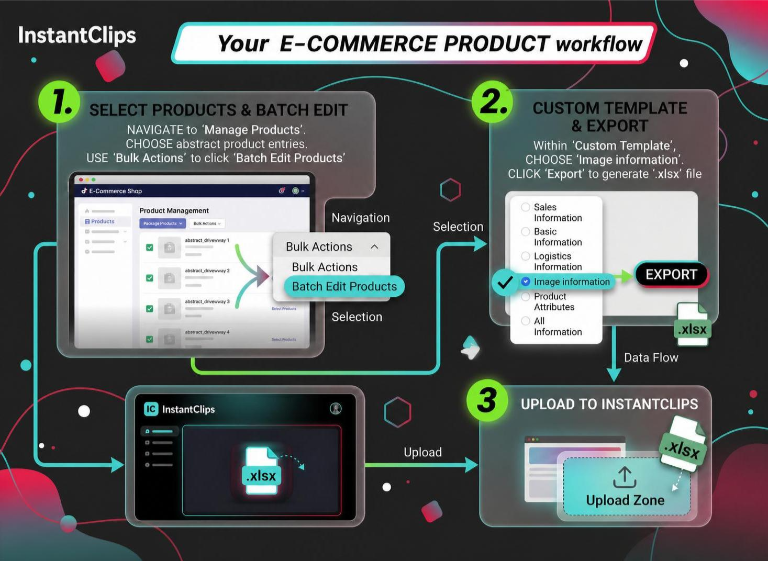 How to export shop products